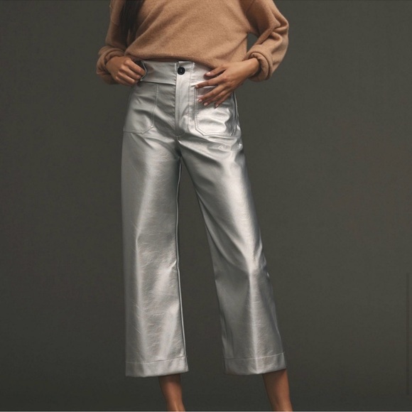 Maeve Pants - Maeve The Colette Metallic Crop Pant
Size 23 NEW!